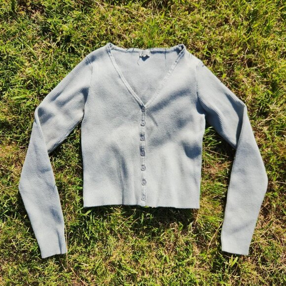 Brandy Melville Sweaters - Ribbed Knit Long Sleeve Sweater Top!